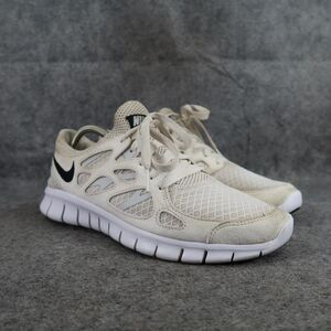 Nike Shoes Mens 8 Athletic Trainers Flex Run 2 Sneakers Sport Gym Active White